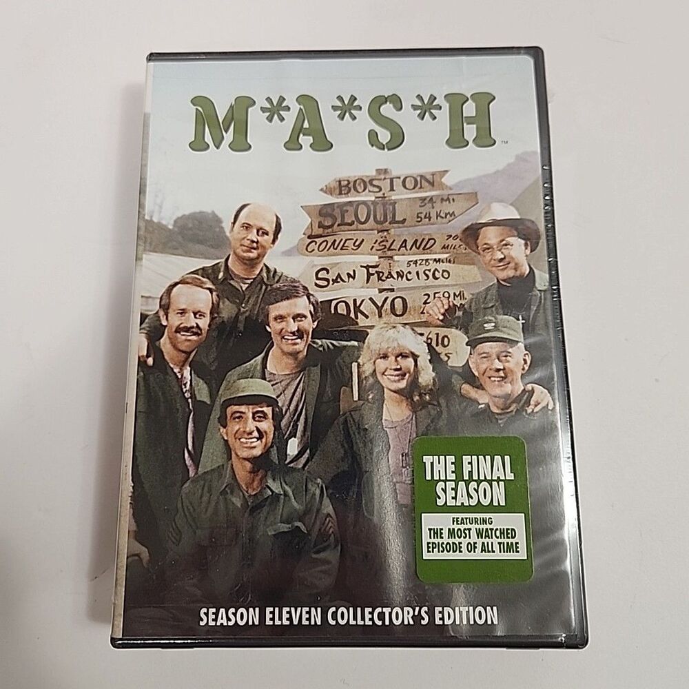 MASH Season 11 Dvd Set. 3 Discs. Complete Eleventh Season. Sealed. Brand New.